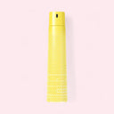 Yellow Adidas Culture of Sport Uplift Eau de Toilette 100ml spray bottle with textured design and nozzle detail on a light pink background | BEAUTE KNOWS AUSTRALIA