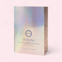 Back of Armaf Club De Nuit Iconic For Men Eau de Parfum 105ML by Sterling Parfums perfume packaging with gradient design on a light pink background | BEAUTE KNOWS AUSTRALIA