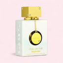 Armaf Club De Nuit Imperiale Eau de Parfum For Women 105ml perfume bottle with gold cap and label on a light pink background | BEAUTE KNOWS AUSTRALIA