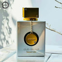 Armaf Club de Nuit Imperiale perfume bottle with gold cap and tag on a reflective surface | BEAUTE KNOWS AUSTRALIA