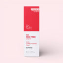 BEAUTE KNOWS Beauty of Majesty BOM AC Red Free Cream 50ml packaging on a light pink background