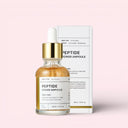 Beauty of Majesty BOM Peptide Power Ampoule 30ml bottle and packaging on a pink background