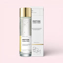 Beauty of Majesty BOM Peptide Power Toner 150ml bottle and packaging on a pink background