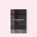 Burberry Touch for Men perfume packaging on a light gray background