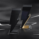 Carolina Herrera Bad Boy Eau de Parfum 50ml Black lightning bolt-shaped perfume bottles on a light pink background