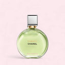 Chanel Chance Eau Fraiche Eau de Toilette 35ml perfume bottle on a pink background