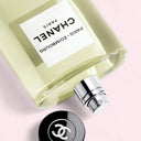 Chanel Paris Edimbourg EDT 125ml bottle on a pink background