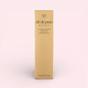 Clé de Peau Beaute clarifying cleansing foam skincare product packaging on a light pink background