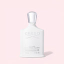 BEAUTE KNOWS White Creed Silver Mountain Water Eau de Parfum 50ml perfume bottle on a light pink background