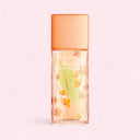 Elizabeth Arden Green Tea Nectarine Blossom Eau de Toilette 100ml perfume bottle with floral design on a light pink background