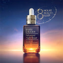 Estée Lauder Advanced Night Repair Synchronized Multi-Recovery Complex 100ml bottle with a starry night background