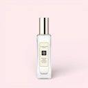 BEAUTE KNOWS Jo Malone London English Pear & Freesia Cologne 30ml perfume bottle on a light pink background