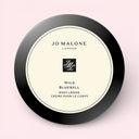 BEAUTE KNOWS Jo Malone London Wild Bluebell Body Crème 175ml jar on a light pink background