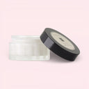 BEAUTE KNOWS Jo Malone London Wild Bluebell Body Crème 175ml jar with black lid on a light pink background