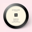  BEAUTE KNOWS Jo Malone London Wood Sage & Sea Salt Body Crème 175ml container on a light pink background