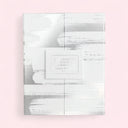 BEAUTE KNOWS front view of Maison Margiela Replica Advent Calendar with abstract design on a pink background