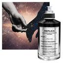 Maison Margiela Replica Fantasies Ideal One Eau De Parfum 100ml with image of holding hands on galaxy background
