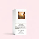 Maison Margiela Replica On A Date Eau de Toilette 30ml perfume box with sunset design on a light pink background