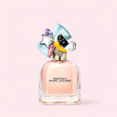 Marc Jacobs Perfect Eau de Parfum 50ml perfume bottle with colorful cap on a light pink background