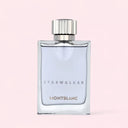 Montblanc Starwalker Eau de Toilette 75ml perfume bottle on a light pink background