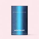 Montblanc Starwalker Eau de Toilette 75ml perfume packaging on a light pink background
