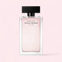 Narciso Rodriguez For Her Musc Noir Eau de Parfum 100ml perfume bottle on a light pink background