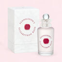 Penhaligon's Elisabethan Rose Eau de Parfum 100ml perfume bottle and packaging on a pink background