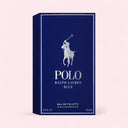 Ralph Lauren Polo Blue Eau de Toilette 125ml packaging on a white background