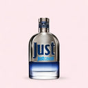 Roberto Cavalli Just Cavalli For Men Eau de Toilette 50ml Perfume bottle labeled 'Just Cavalli' on a light pink background