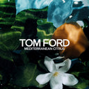 Tom Ford Neroli Portofino All Over Body Spray 150ml Mediterranean Citrus advertisement with a flower and leaves.