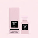 Tom Ford Rose Prick Eau de Parfum 50ml perfume bottle and packaging on a light pink background