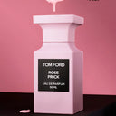 Tom Ford Rose Prick Eau de Parfum 50ml perfume bottle on a pink background