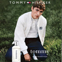 Tommy Hilfiger Tommy Eau de Toilette advertisement with a man in casual attire 