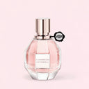 BEAUTE KNOWS Viktor & Rolf Flowerbomb Eau de Parfum 50ml perfume bottle on a light pink background