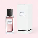 YSL Yves Saint Laurent Lavallière Eau de Parfum 125ml perfume bottle and packaging on a pink background