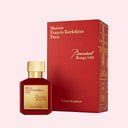 BEAUTE KNOWS Maison Francis Kurkdjian Baccarat Rouge 540 Extrait de Parfum 70ml bottle and red box packaging.