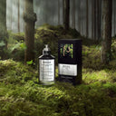 BEAUTE KNOWS Maison Margiela Replica Soul of The Forest perfume bottle and box set in a mossy, mystical forest.